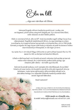 Leekpea maalinäitus Elu on lill